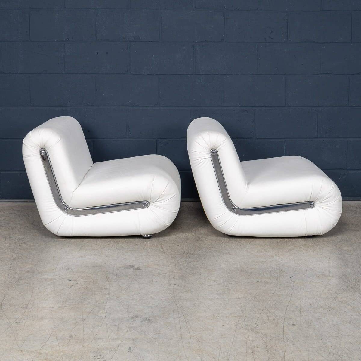 20thC ITALIAN PAIR OF BOOMERANG LOUNGE CHAIRS BY RODOLFO BONETTO FOR B-LINE