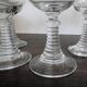 Set of 6 vintage Alsace wine glasses - Vines & Roses