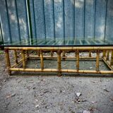 Table basse rotin