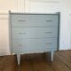Commode 3 tiroirs vert amande