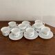 9 coffee cups arcopal model forget-me-not.