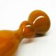 Angel vase, mid-century modern, orange glass, designed by S. Sadowski, Poland, 1970s