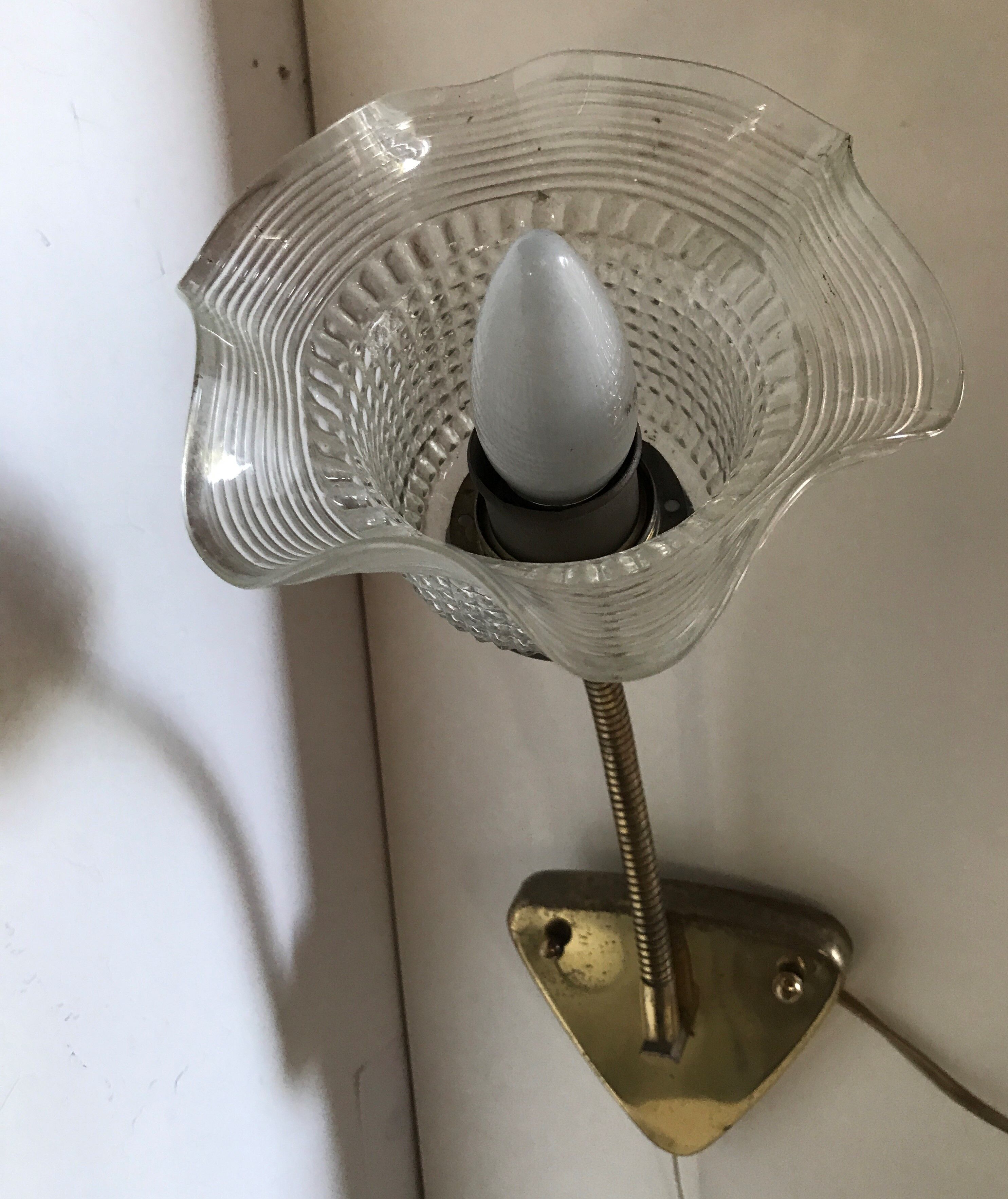 Flexible wall sconce 1950