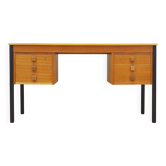 Ash desk, Danish design, 1970s, manufacturer: Domino Møbler