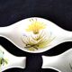 4 Ceramic Cups 60s Hand Decor