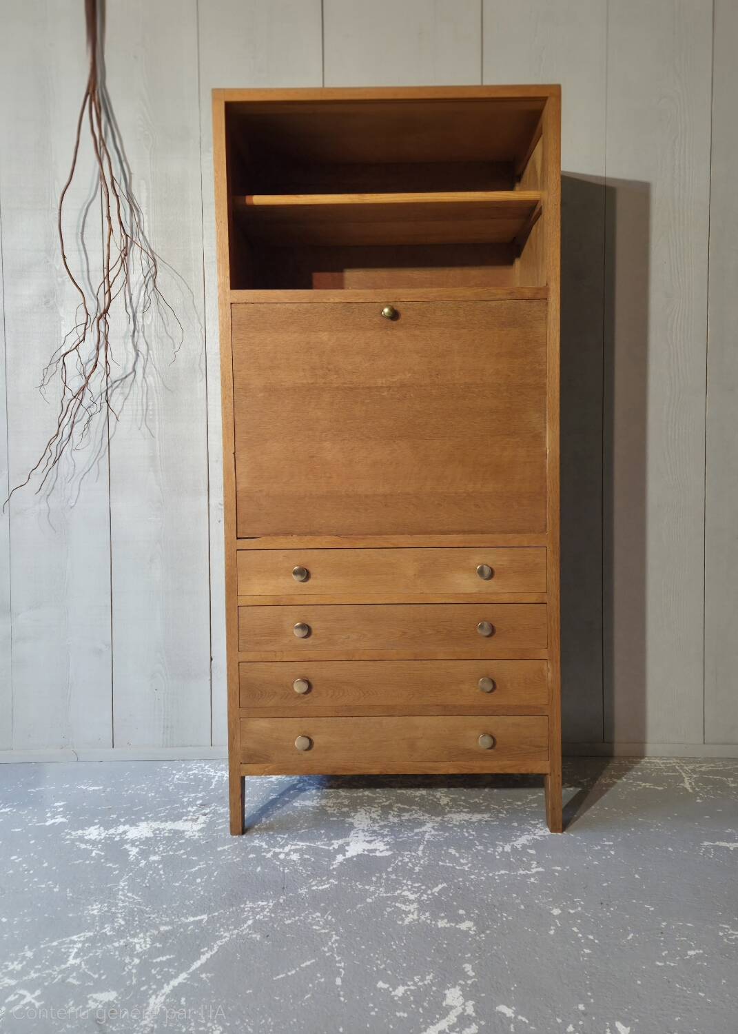 Oak secretary
