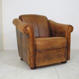 Fauteuil en cuir