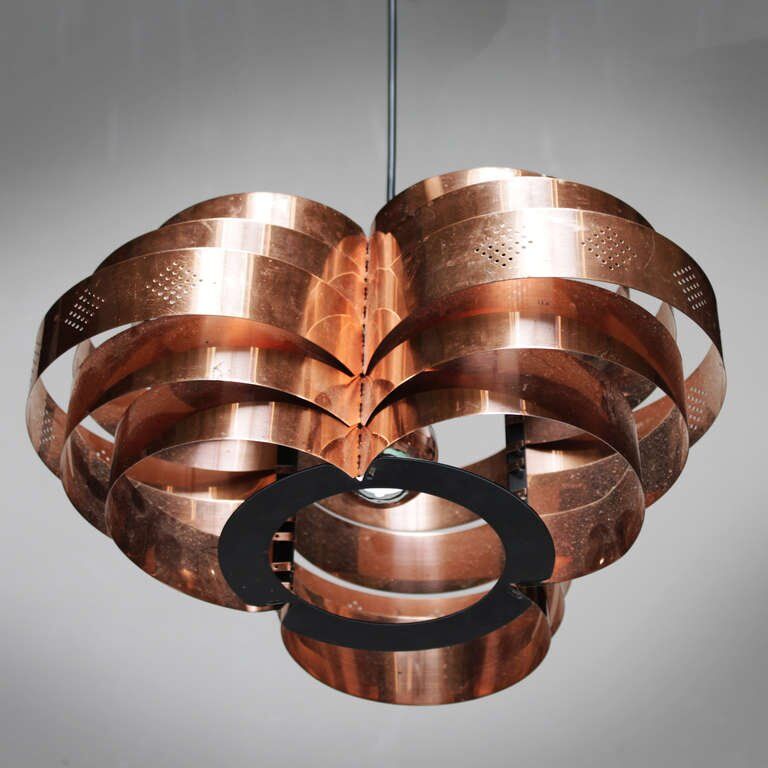 Danish suspension by Verner Schou for Coronell Elektro