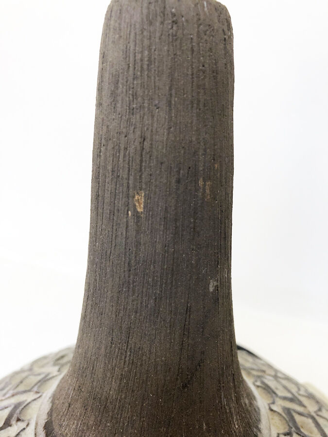 Scandinavian ceramic lamp stand, 1970