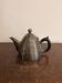 Vintage beehive shaped teapot silver-plated late art deco modernist