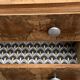 Commode art déco ronce de noyer brut