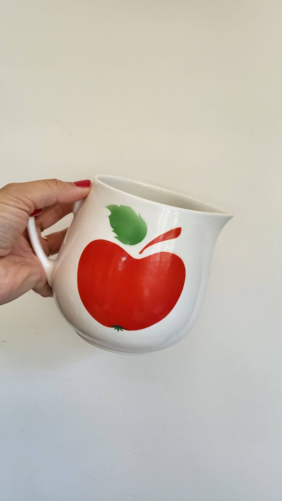 Pichet vintage motif pomme