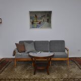 Canapé de style scandinave en merisier, années 1960