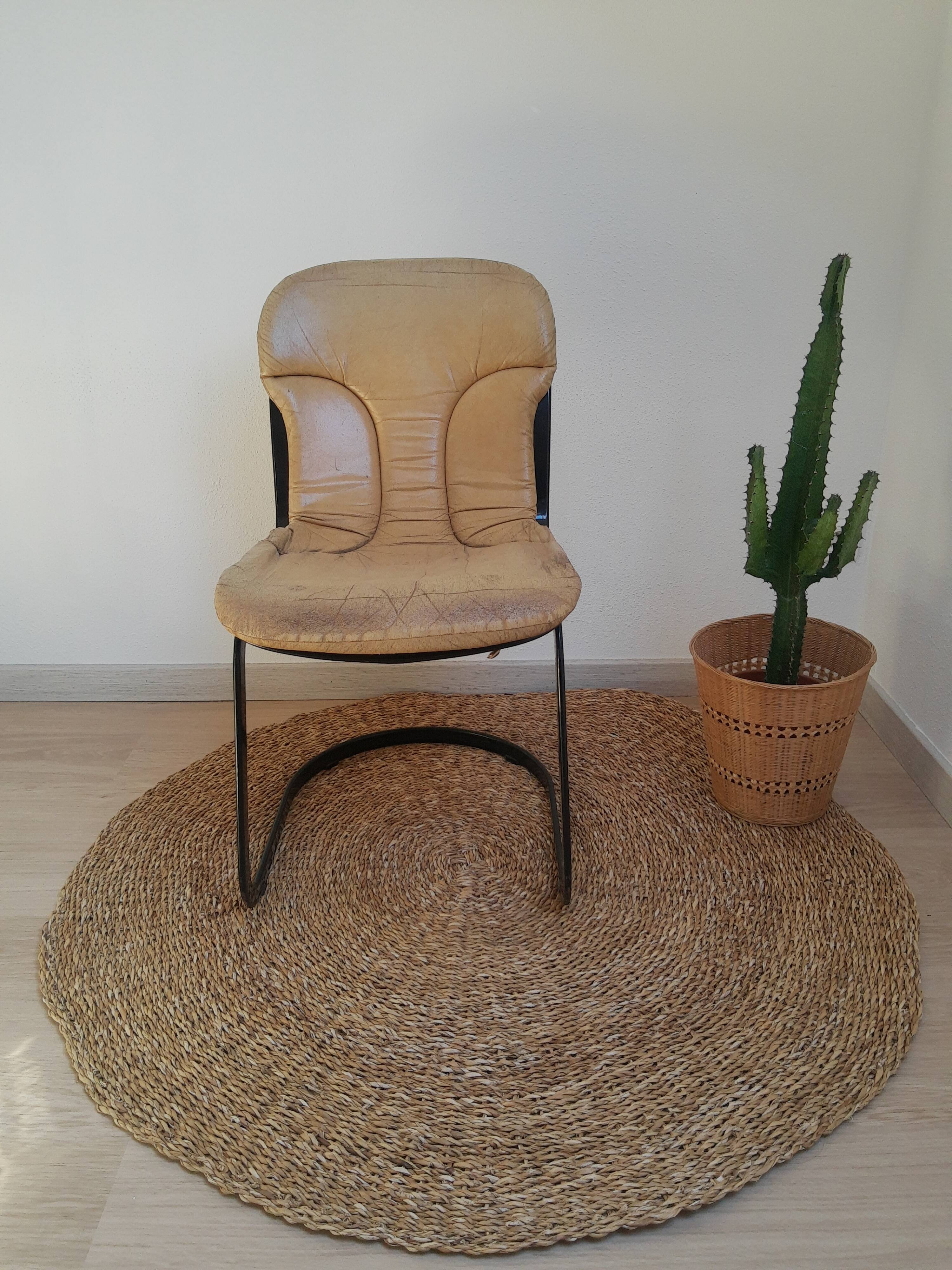 Set de 4 chaises vintage Cidue Italie années 70