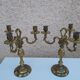 Pair of bronze candlesticks