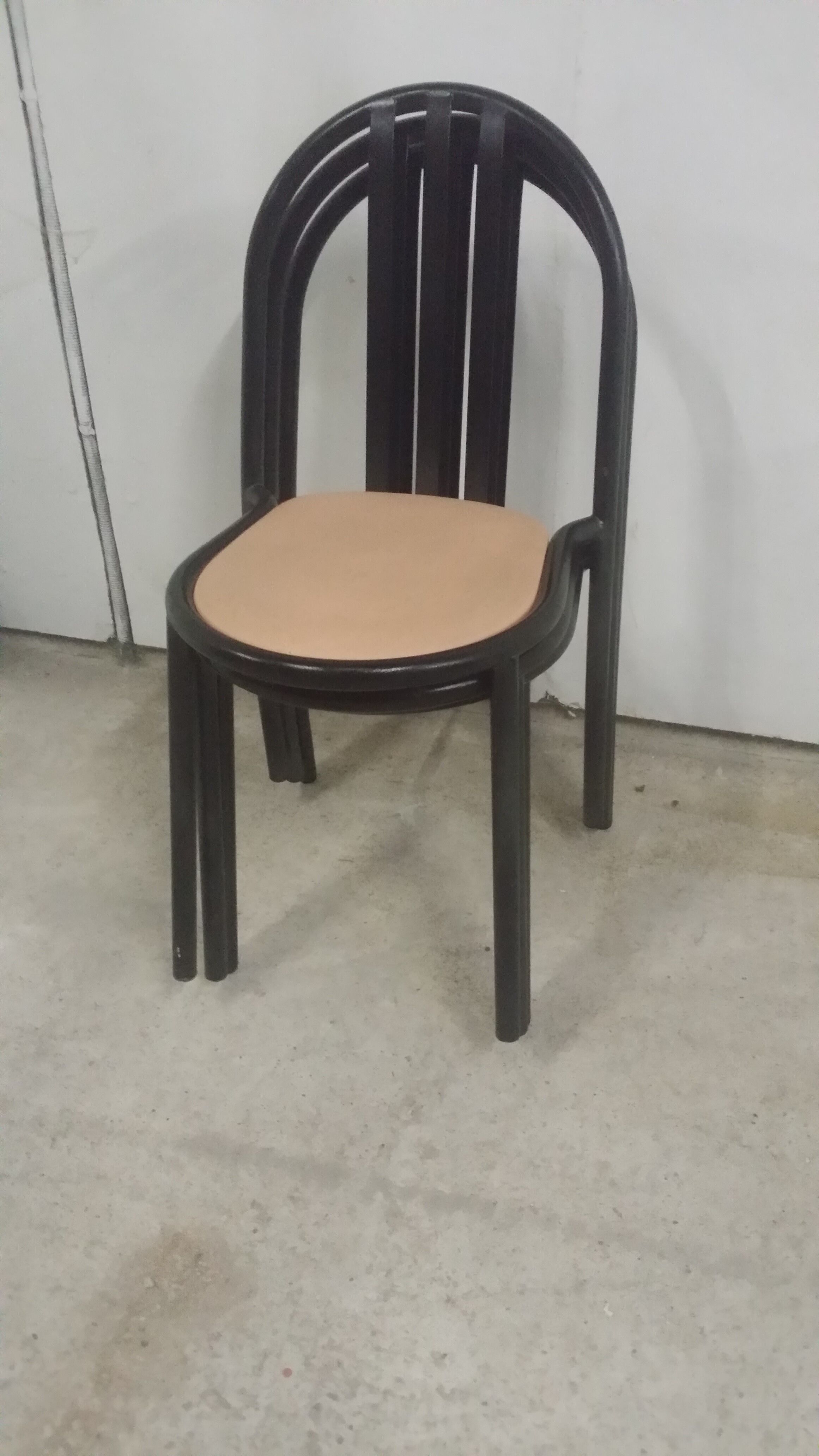 Set of 3 factory chairs