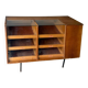 Antique teak craft shop furniture / counter / haberdashery display cabinet.