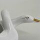 Cache pot two swans in vintage white and gold porcelain