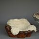 Sculptural Burl wood Low Lounge Chair. 1970s
