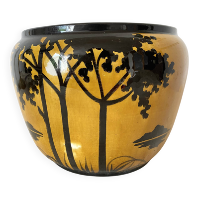 Cache pot orchies France début XXe