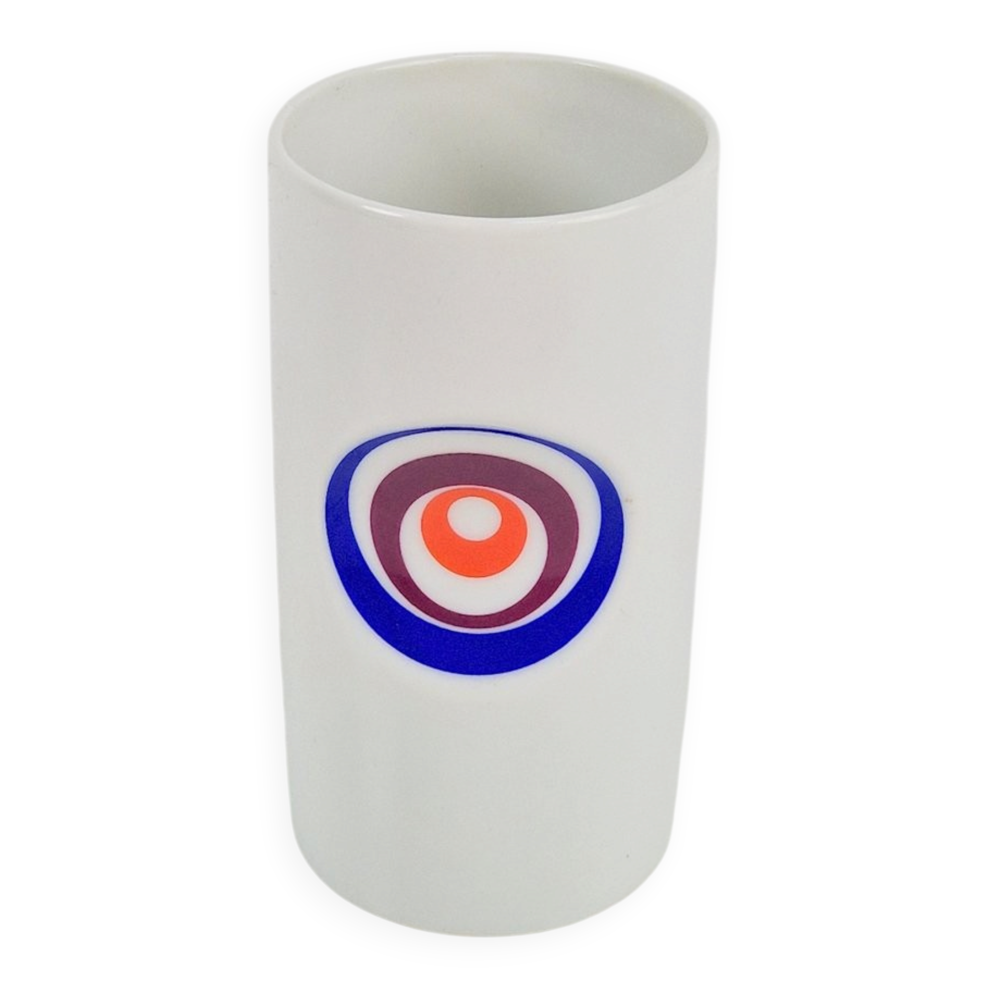 Technicolor Porcelain Vase by Hans Theo Baumann Schönwald, West Germany, 1970s