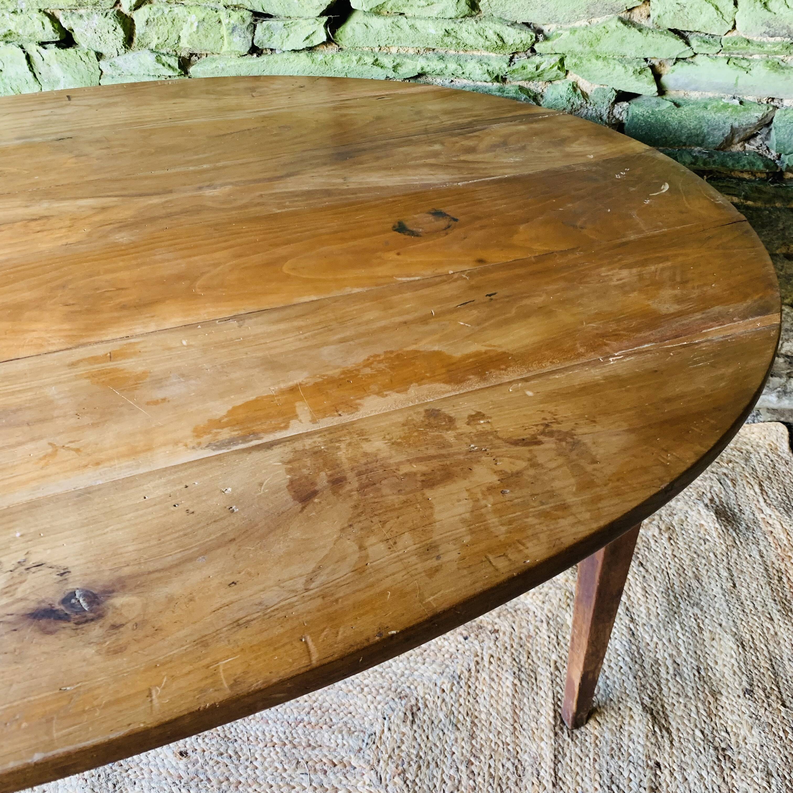 Oval farmhouse table 149cm
