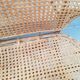 Banquette rotin cannage