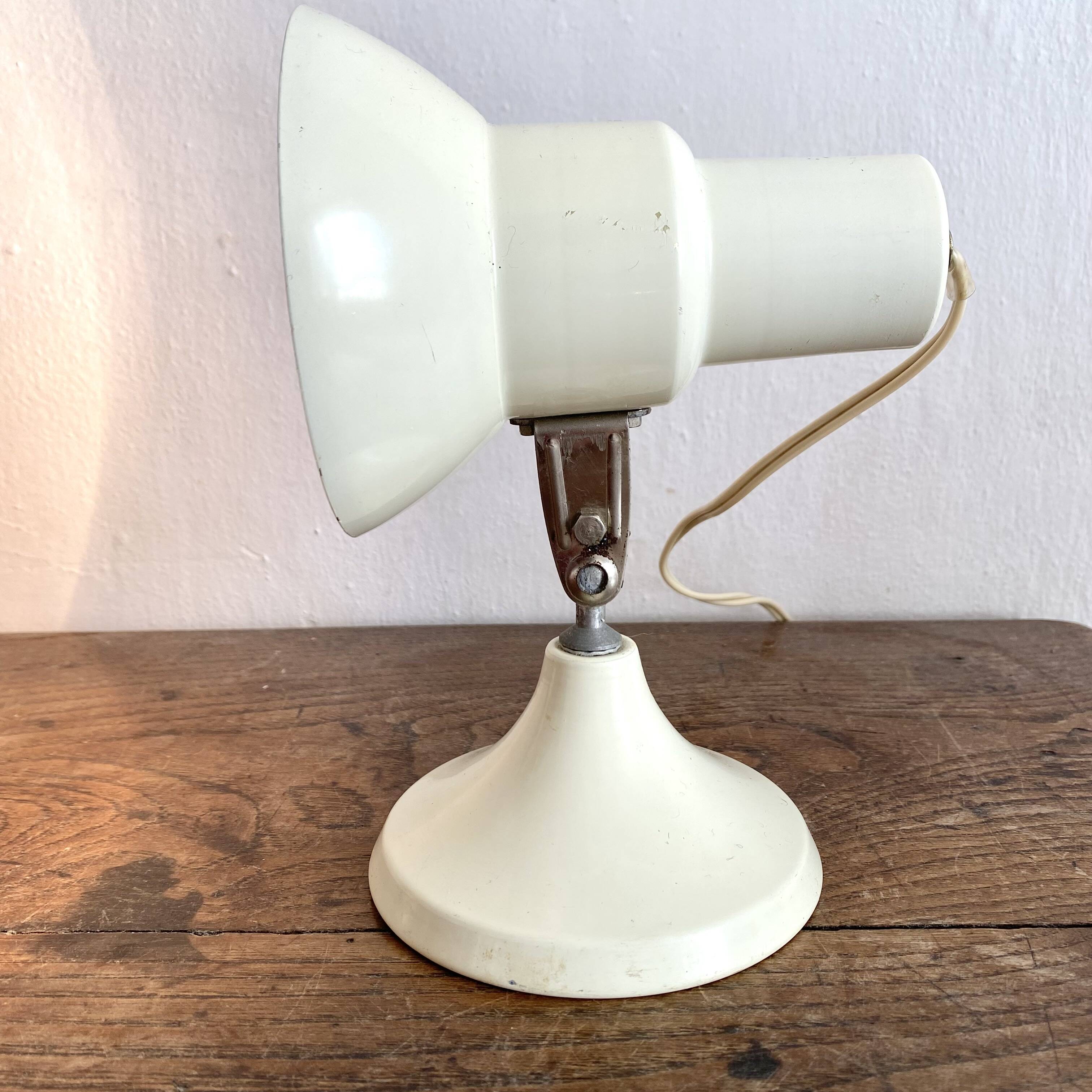 Vintage spotlight, tulip base, 1970