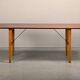 Børge Mogensen Hunting Table in Teak and Oak for Søborg Møbelfabrik