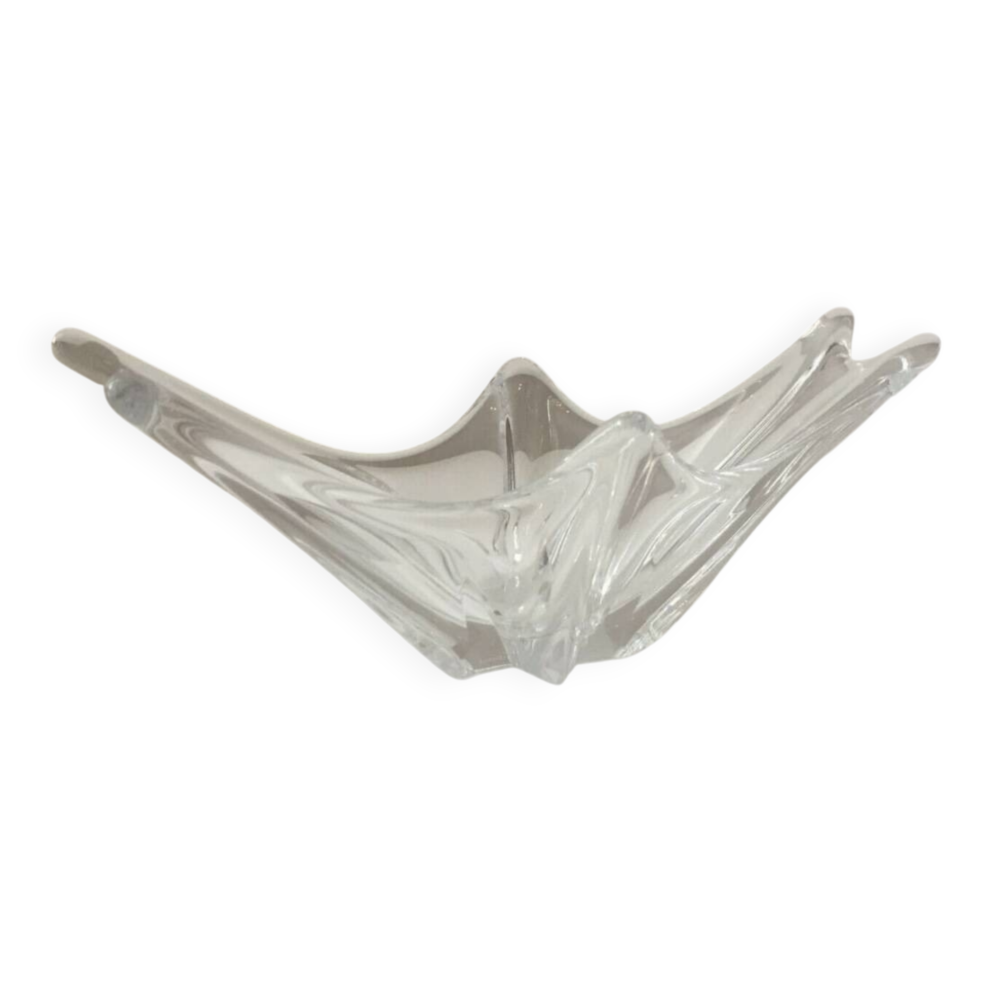 Daum France crystal emptying cup