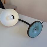 Vintage Aluminor France orange lamp from the 70s 1970