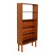 Bibliothèque en teck scandinave, années 1960