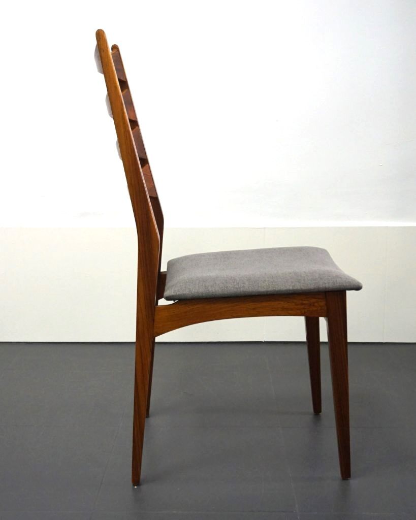 Ensemble de 4 chaises danoises années 60