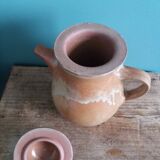 Stoneware teapot and coffee maker with filter
