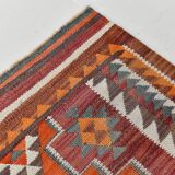 Vintage Burgundy Persian Kilim Runner Rug,, 98x235Cm