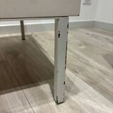 Nightstand / coffee table Interlübke vintage 70s – white lacquer