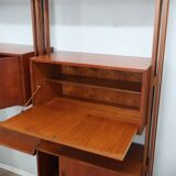 Mid century Italian design teak bookcase 1950s
