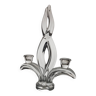 Bougeoir chandelier en cristal de Vannes