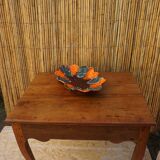 Vintage orange Vallauris dish