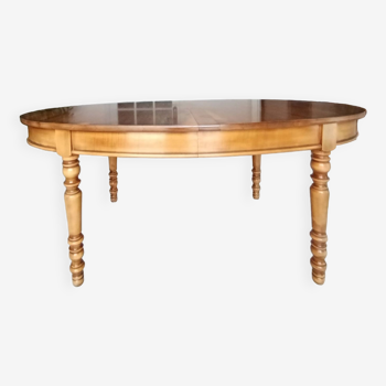 Table style Louis Philippe en merisier massif
