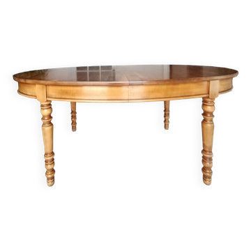 Table style Louis Philippe en merisier massif