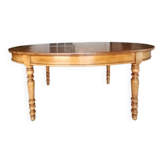 Louis Philippe style table in solid cherry