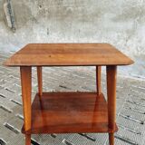 Retro trolley teak design 50s side table