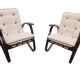 Paire de fauteuils lounge emblématiques Art Déco de Jan Vanek, Tchécoslovaquie des années 1930