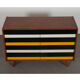Commode jaune et noire modèle U-453 par Jiri Jiroutek, 1960