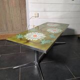 Vintage coffee table in glazed ceramic from the 1960s.