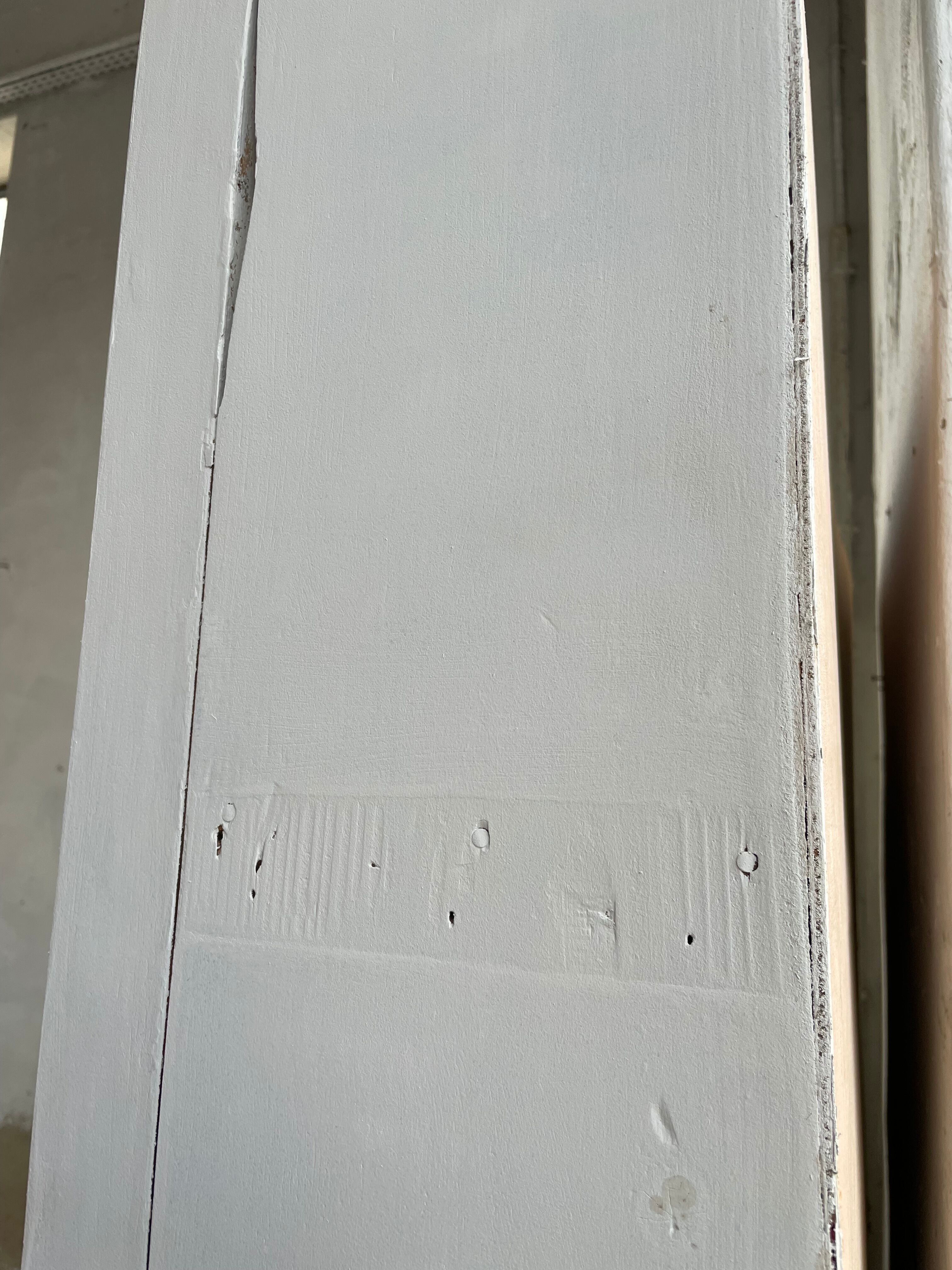 Library showcase ivory white sliding doors