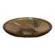 Art Deco cup / dish in smoked glass