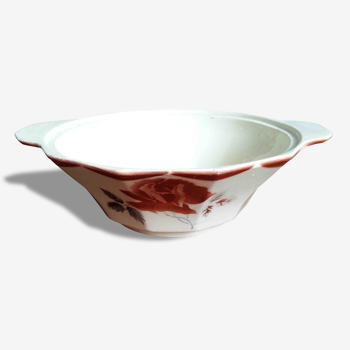 Digoin-Sarreguemines earthenware bowl
