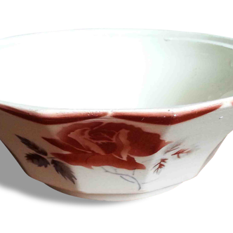 Digoin-Sarreguemines earthenware bowl